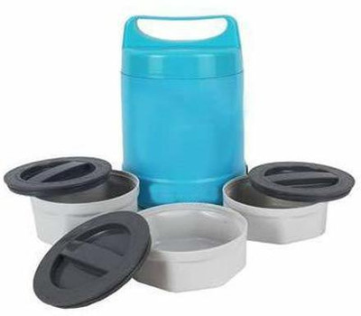 VAGMI H103 - Electro Power: Electric Lunch Box with AUTO-Cut Function 3 Containers Lunch Box(1 L, Thermoware)