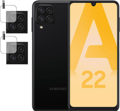 EJZATI Back Camera Lens Glass Protector for SAMSUNG GALAXY A22(Pack of: 2)