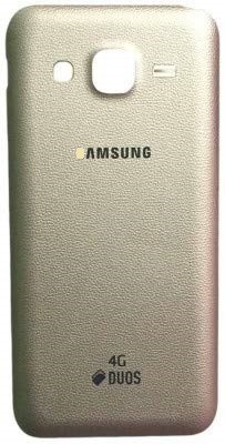 Sandreezz Samsung Galaxy J2 (2015) (with Proper Logo) Back Panel(Gold)
