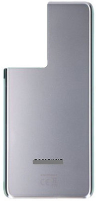 Sandreezz Samsung Galaxy S21 Ultra / SM-G998 (with Proper Logo) (Glass) Back Panel(Phantom Silver)