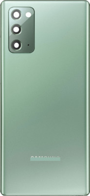 Sandreezz Samsung Galaxy Note 20 / SM-N985 (with Camera Lens) (with Proper Logo) (Glass) Back Panel(Mystic Green)