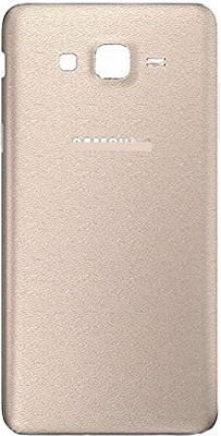 Sandreezz Samsung Galaxy On7 / SM-G600 (with Proper Logo) Back Panel(Gold)