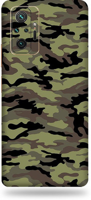 TJ CREATION Redmi Note 10 Pro Max Mobile Skin(Ultra Super Camouflage Military Green Skin With High Matte Finish.)