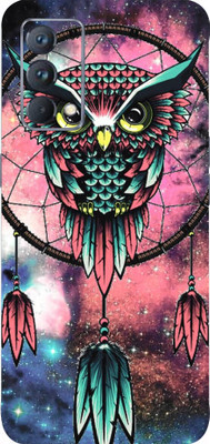 LAMHA Realme Gt (ME) Mobile Skin(Ultra Super Pink Owl With High Matte Finish.)