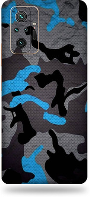 TJ CREATION Redmi Note 10 Pro Max Mobile Skin(Ultra Super Camouflage Military Blue Skin With High Matte Finish.)