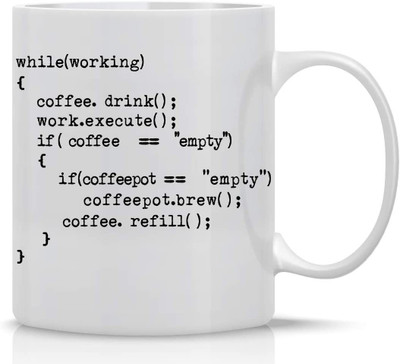 craft maniacs ENGINEER MUGS - COFFEE CODING CERAMIC 350ML MUGS FOR COFFEE TEA Ceramic Coffee Mug(350 ml)