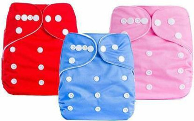 COOL PUSH Free size reusable & washable baby cloth diaper with 5 layer insert