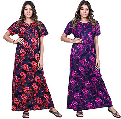 impression Women Nighty(Multicolor)