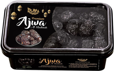 Ruby Premium Ajwa Dates Wet Dates(1 x 500 g)