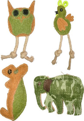 PSK PET MART New Age The Rope Chew Toy for Pets Comb Toys (Pack of 4) Jute Chew Toy For Cat