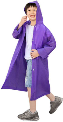 SaleXgrowth Solid Boys & Girls Raincoat