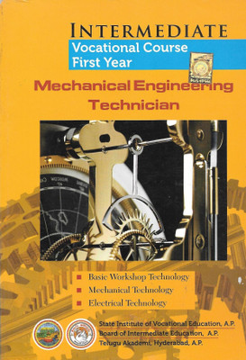 Textbook For Intermediate First Year Vocational Course Mechanical Engineeing Technician English Medium 
[ TELUGU AKADEMI](Paperback, V.Laxma Reddy)
