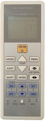 BhalTech 157B AC Compatible for  Panasonic AC Remote Controller(White)