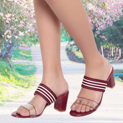 53% OFF on ACTION Women Maroon Heels 53% OFF on ACTION Women Maroon Heels