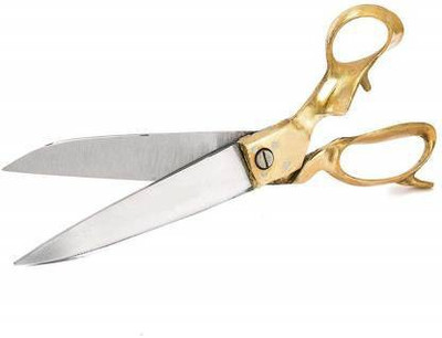 Exotic Arcade Tailoring and Cutting Scissors || Brass Handle|| 9 Inch || Multipurpose Scissors(Set of 1, Gold)