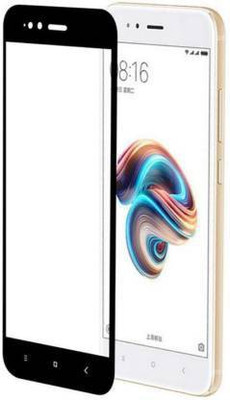 VISHZONE Edge To Edge Tempered Glass for Mi A1(Pack of 1)