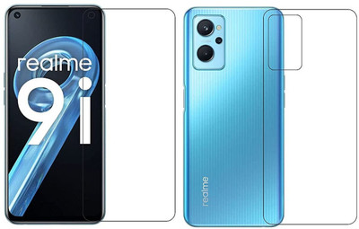 Gtel Front and Back Tempered Glass for Realme 9i(Pack of 1)