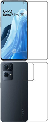 wooden craft Front and Back Tempered Glass for OPPO Reno7 Pro 5G {Flexible}, PFDM00, CPH2293, Reno7 Pro 5G(Pack of 2)