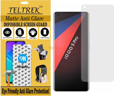TELTREK Impossible Screen Guard for VIVO IQOO 5 PRO 5G (Shatterproof Matte)(Pack of 1)