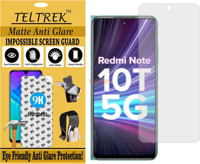 TELTREK Impossible Screen Guard for XIAOMI NOTE 10T 5G M2007J3SY (Shatterproof Matte)(Pack of 1)