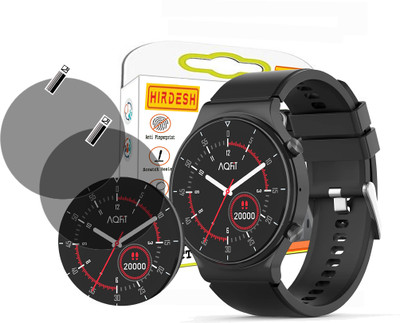 hirdesh Screen Guard for AQFIT W9 SMARTWATCH(Pack of 2)