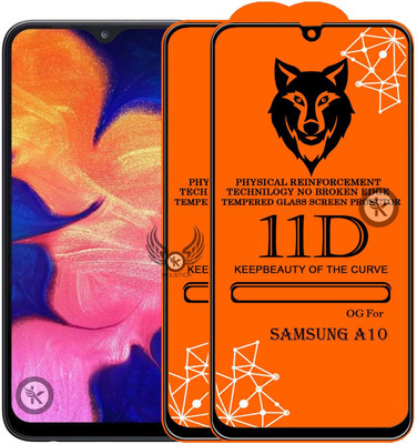 Kreatick Tempered Glass Guard for SAMSUNG galaxy A10(Pack of 2)