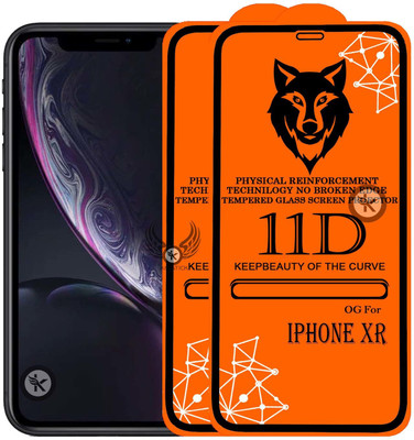 Kreatick Tempered Glass Guard for Apple iPhone XR(Pack of 2)