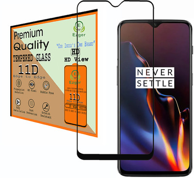 EZGER Tempered Glass Guard for OnePlus 6T(Pack of 1)