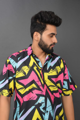 METRONAUT Men Printed Casual Multicolor Shirt