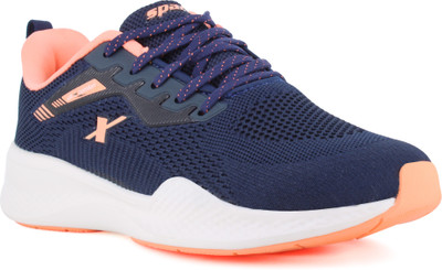 Sparx SL 199 Running Shoes For Women(Navy, Orange , 4)