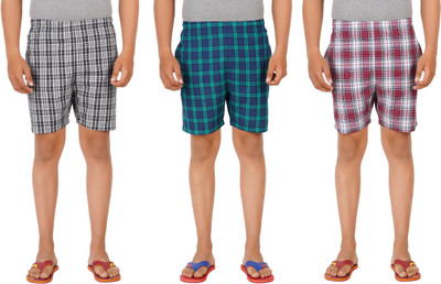 MERINO Checkered Men Multicolor Bermuda Shorts