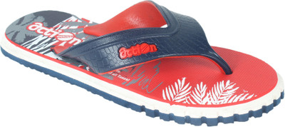 action Men Flip Flops(Red, Blue , 6)