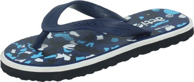 action Men Flip Flops(Navy, White , 6)