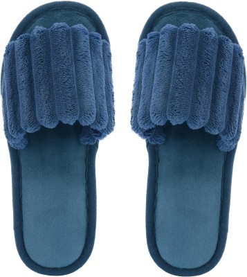 Cassiey Men Slides(Navy , 7)