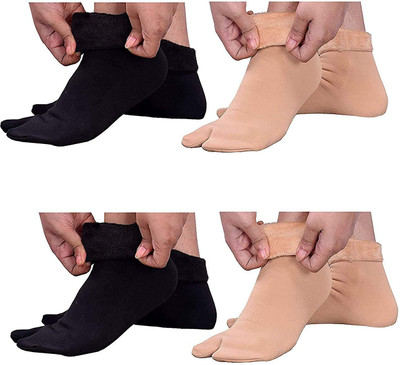 Kolva Women Calf Length(Pack of 4)