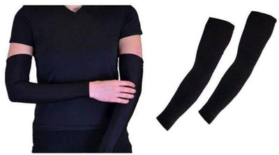 NJ FITTY Arm Sleeve For Men & Women Diving Gloves(Black)