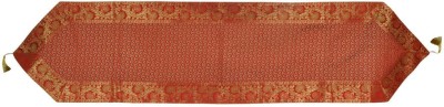 Lal Haveli Red 182.88 cm Table Runner(Silk)