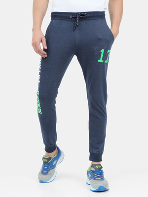 ARDEUR Printed Men Blue Track Pants