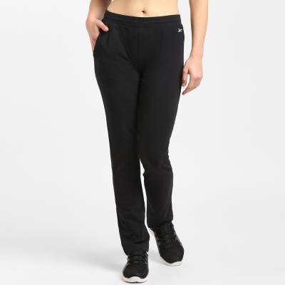 REEBOK Solid Women Black Track Pants - Buy REEBOK Solid Women