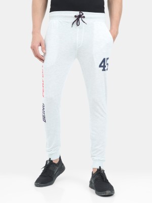 ARDEUR Printed Men White Track Pants