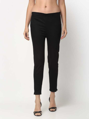 STYLOKAT Regular Fit Women Black Trousers