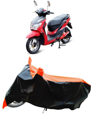 Wegather Two Wheeler Cover for Hero Electric(Electric Dash BS6, Orange)