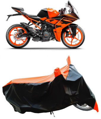 Wegather Two Wheeler Cover for KTM(RC 200, Orange)