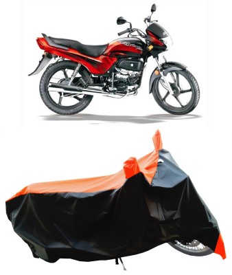 Wegather Two Wheeler Cover for Hero(Passion Plus, Orange)