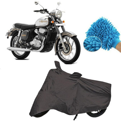 Adhvik Two Wheeler Cover for Universal For Bike(Grey)