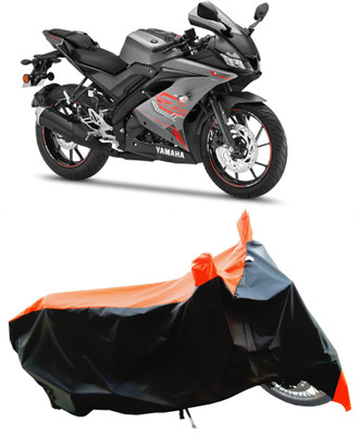 Wegather Two Wheeler Cover for Yamaha(YZF-R15 V3 BS6, Orange)