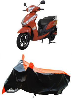 Wegather Two Wheeler Cover for Ampere(Magnus BS6, Orange)