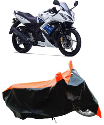 Wegather Two Wheeler Cover for Yamaha(R15 s, Orange)