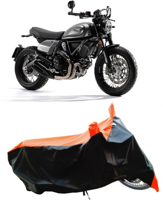 Wegather Two Wheeler Cover for Ducati(Scrambler, Orange)