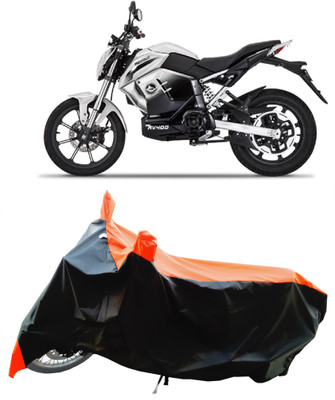 Wegather Two Wheeler Cover for Revolt(RV 400, Orange)
